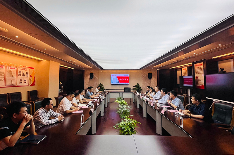 永安期貨股份有限公司總經(jīng)理黃志明一行到訪冶金物資